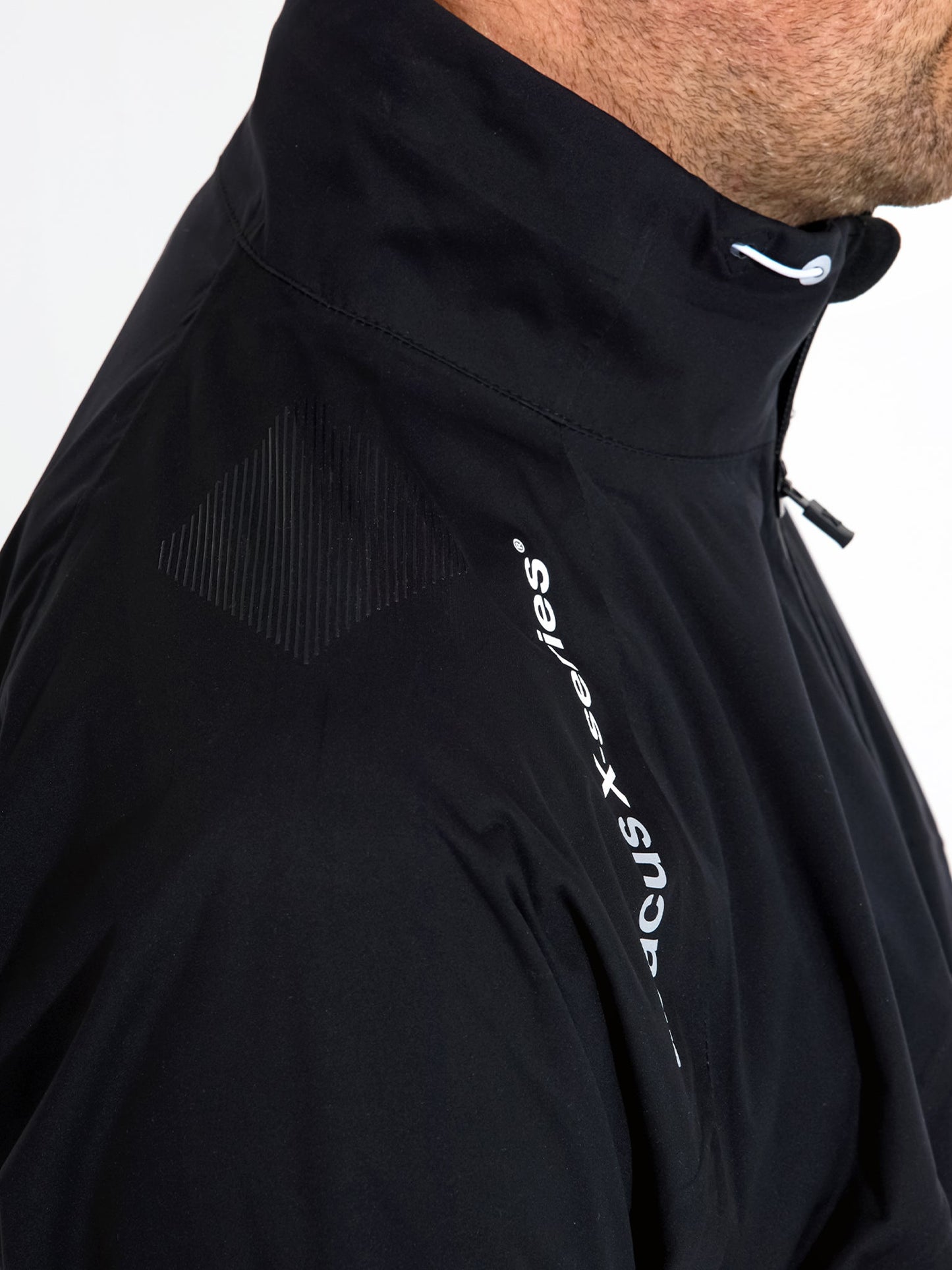 Abacus Mens Pitch 37.5 rainjacket 600-black XXXL