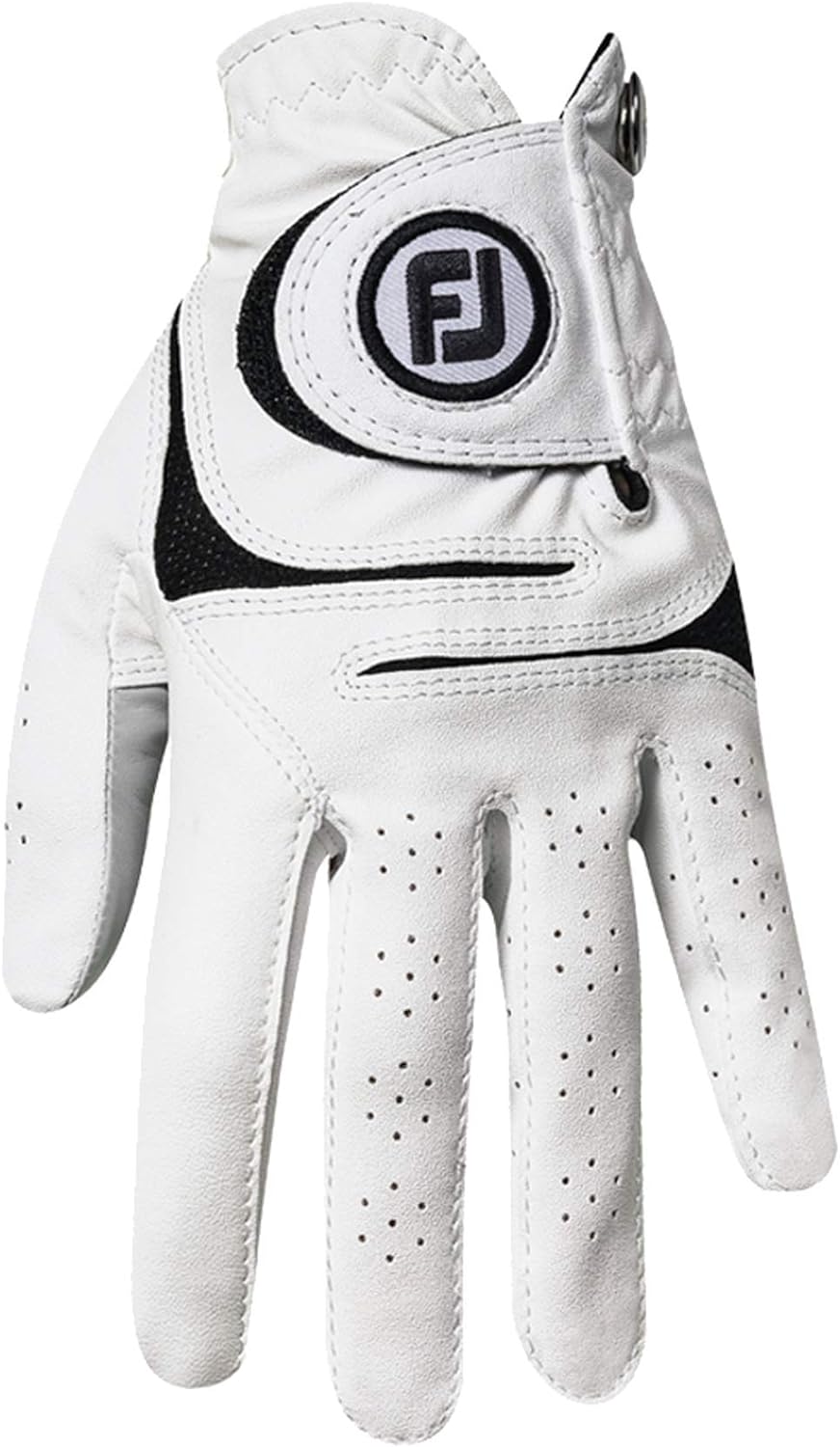FootJoy WeatherSof Pair Womens Gloves 2023 (Prior Gen) White/Black