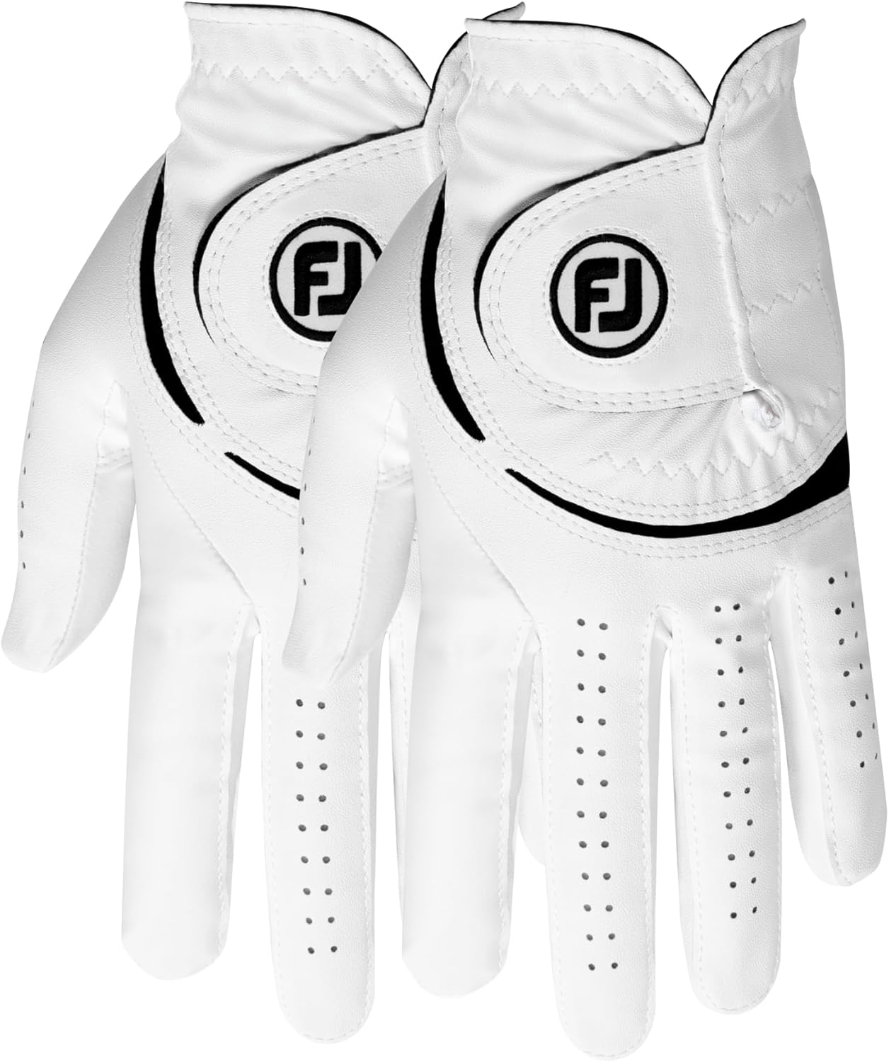 FootJoy WeatherSof 2-Pack Womens Glove 2024 White/Black
