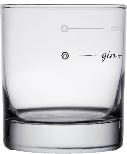 Pourtions Just Right - "Catatonic" Cocktail Glass