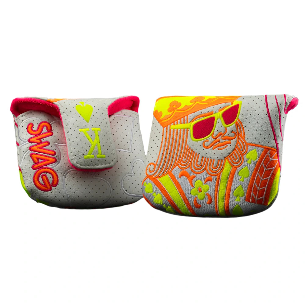 Swag Golf - Orange & Bolt King Mallet Putter Headcover