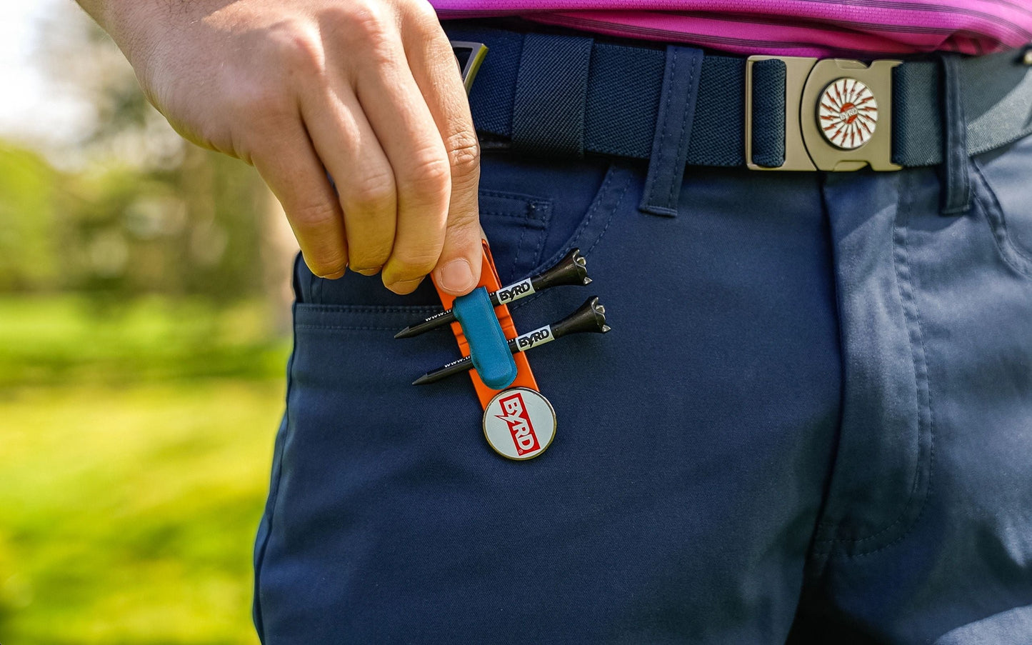 THE BYRD GOLF CLYP - Red Cardinal