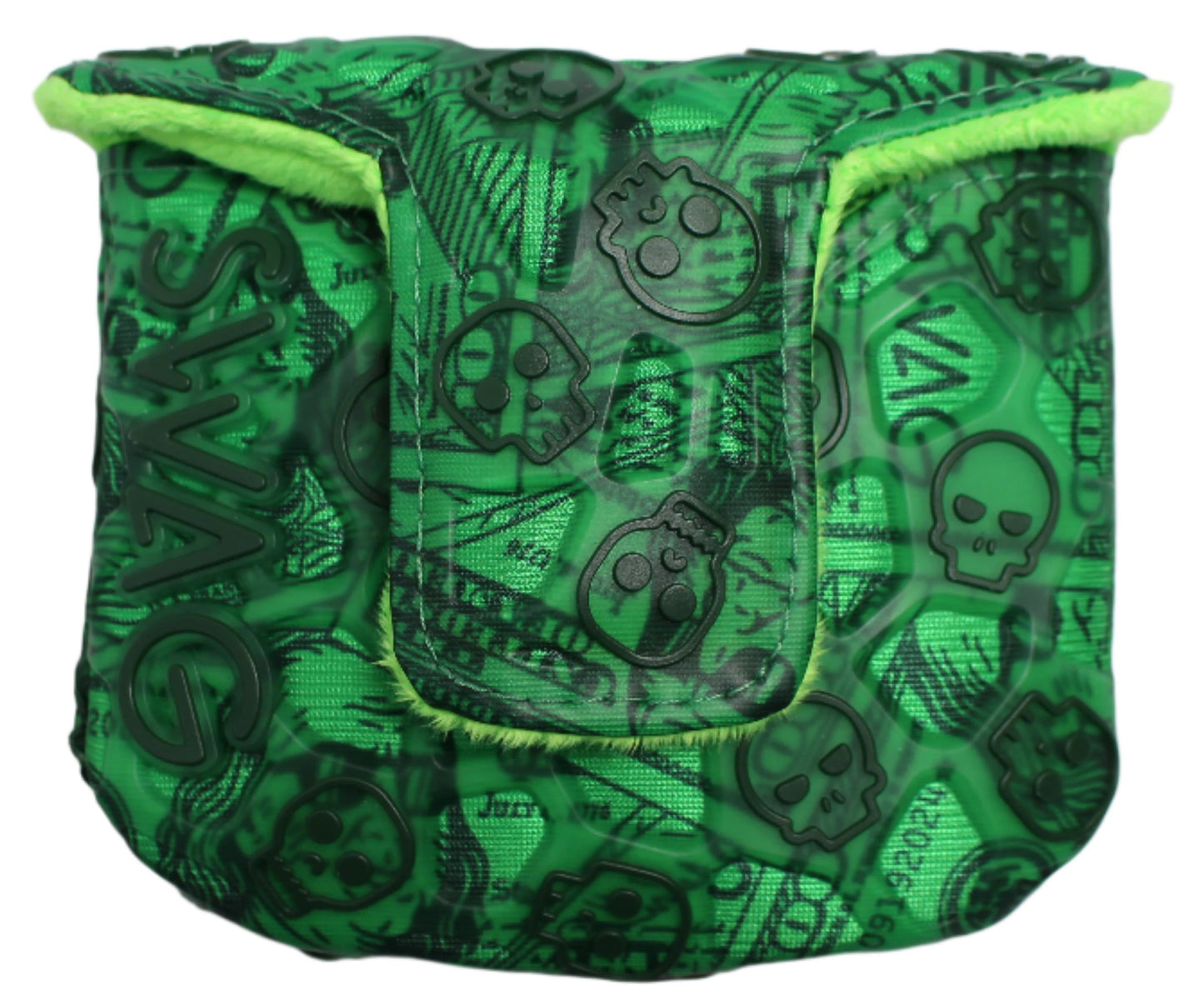 Swag Golf - Dollar Bills Skull TPU Mallet Putter Headcover