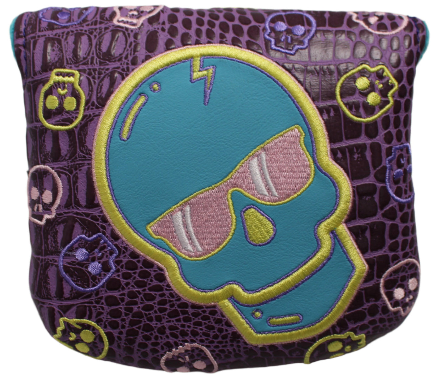 Swag Golf - Pastel Purple Skull Mallet Putter Headcover