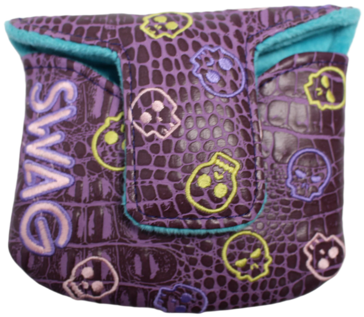Swag Golf - Pastel Purple Skull Mallet Putter Headcover