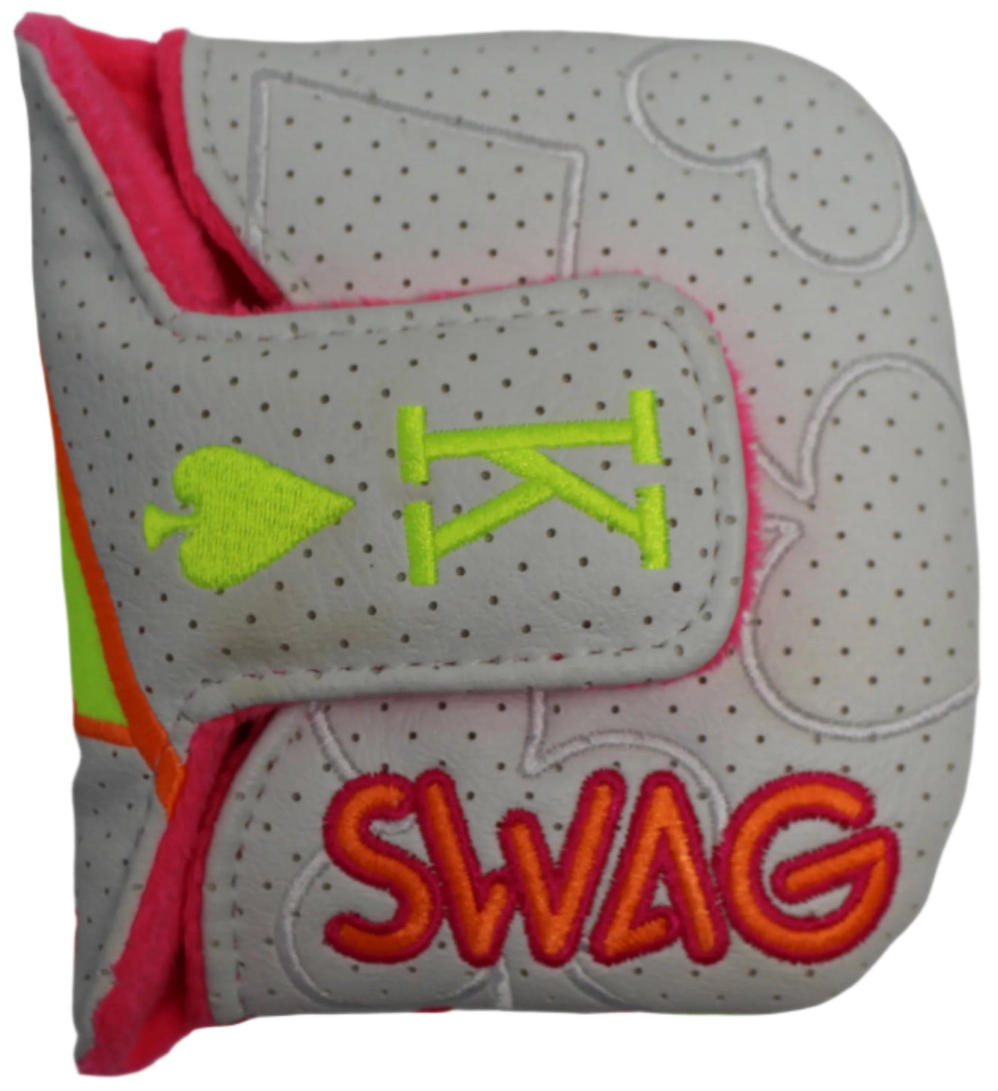 Swag Golf - Orange & Bolt King Mallet Putter Headcover