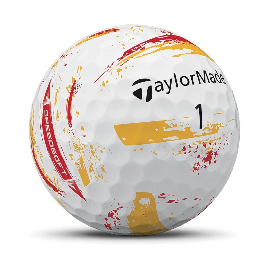 TaylorMade Speed Soft Ink NFL Chiefs Golf Balls