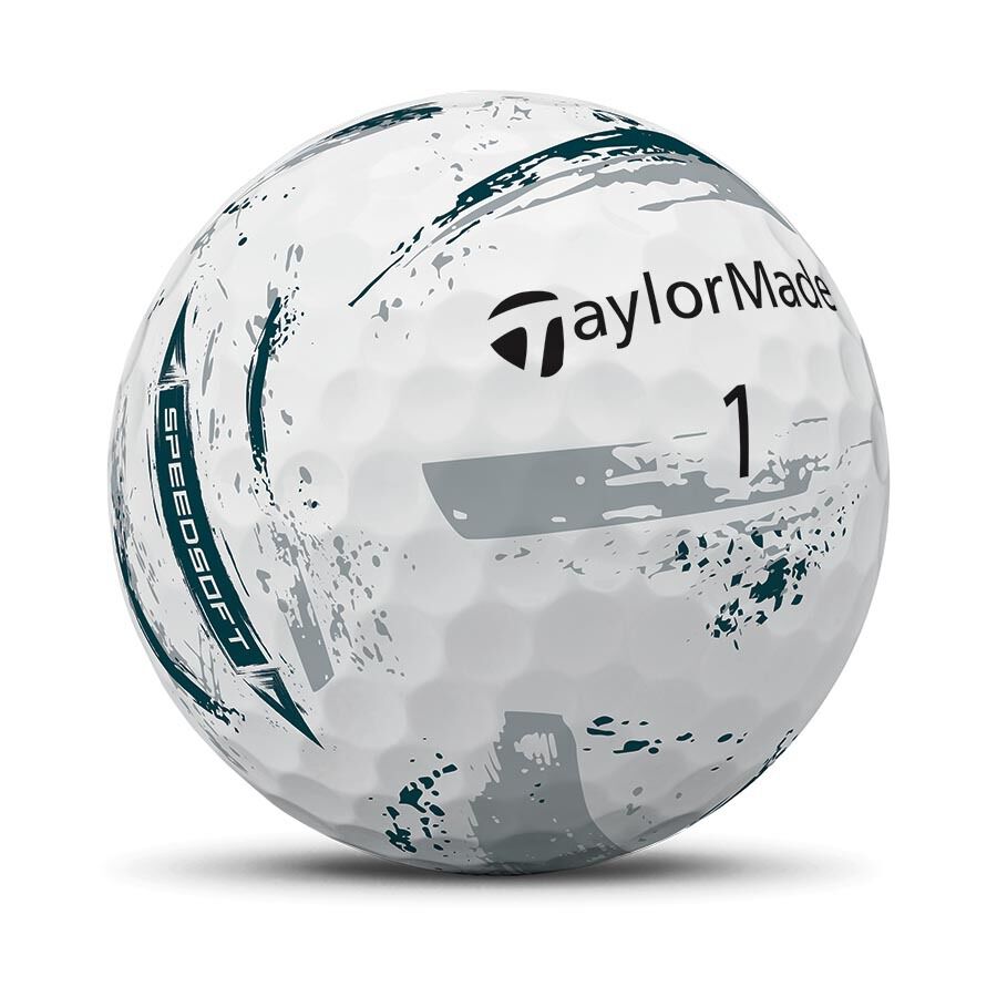 TaylorMade Speed Soft Ink NFL Eagles Golf Balls