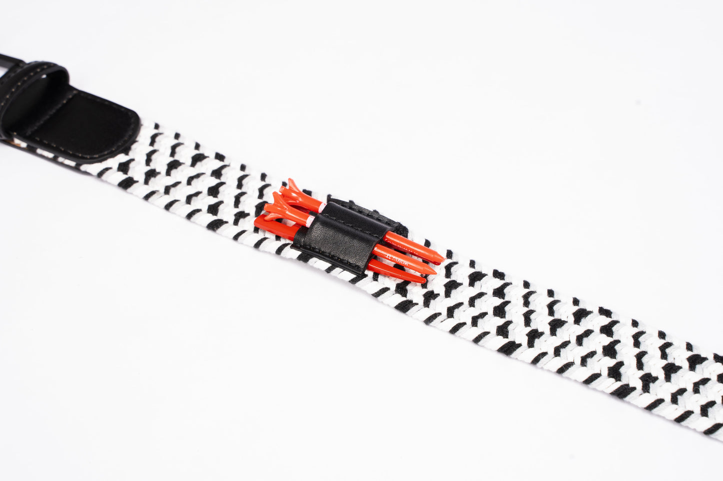 THE BRAIDED BYRD GOLF BELT - Black Capped Chickadee