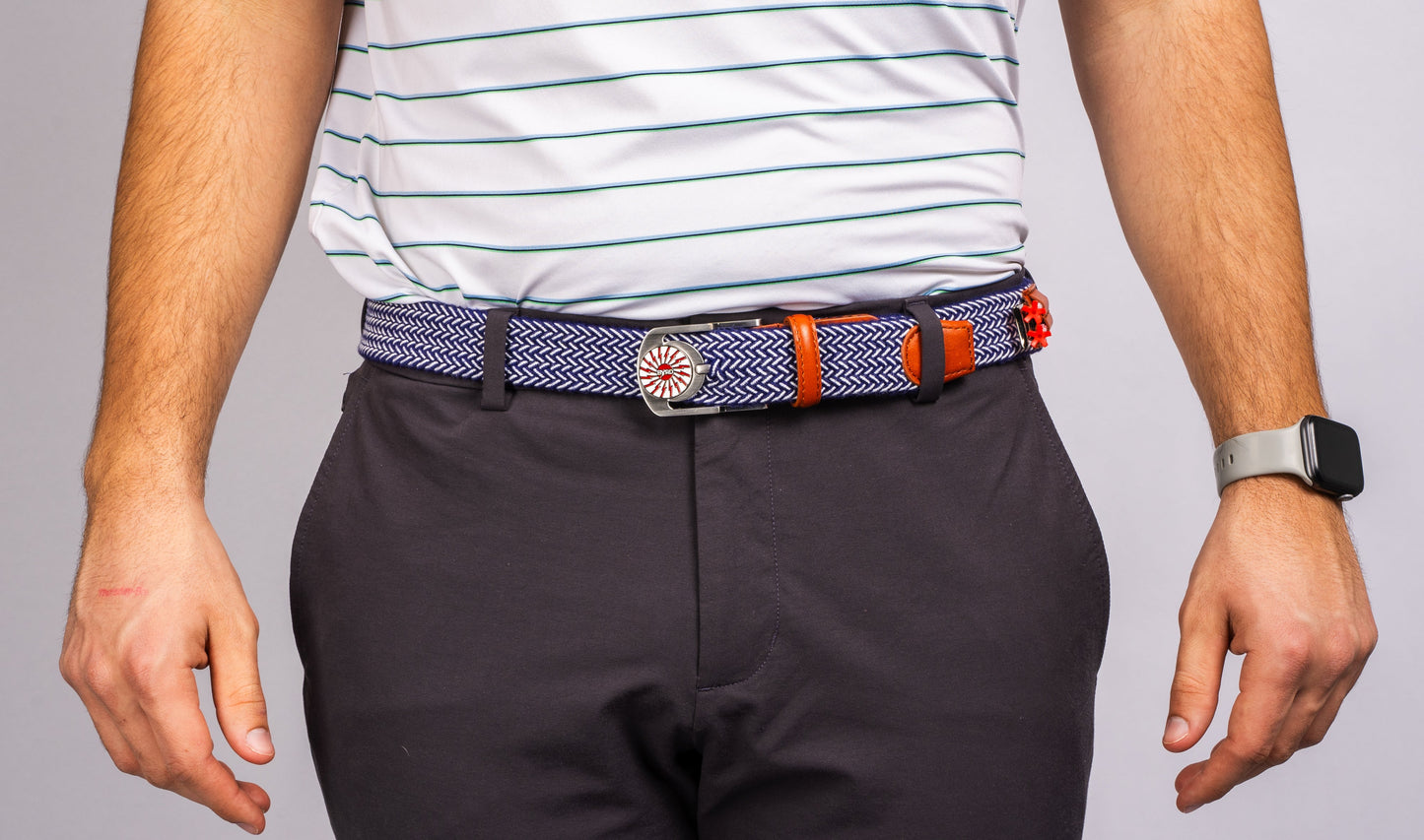 THE BRAIDED BYRD GOLF BELT - Mountain Bluebyrd