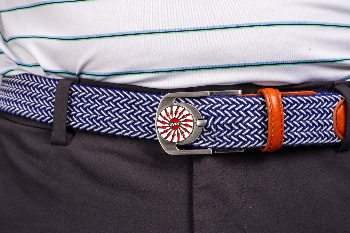 THE BRAIDED BYRD GOLF BELT - Mountain Bluebyrd