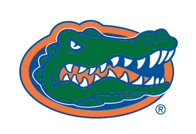 Collegiate Stretch Twill Pant Khaki with University of Florida Gators