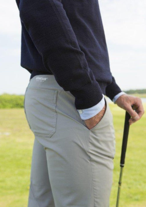 Abacus Mens Cleek stretch trousers 630-grey 32/32