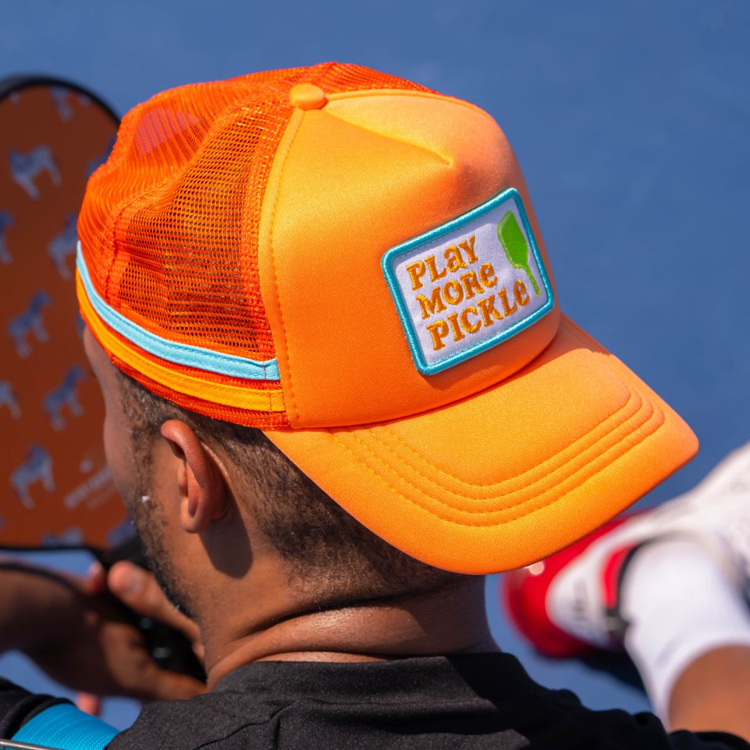 Play More Pickle Orange Hat