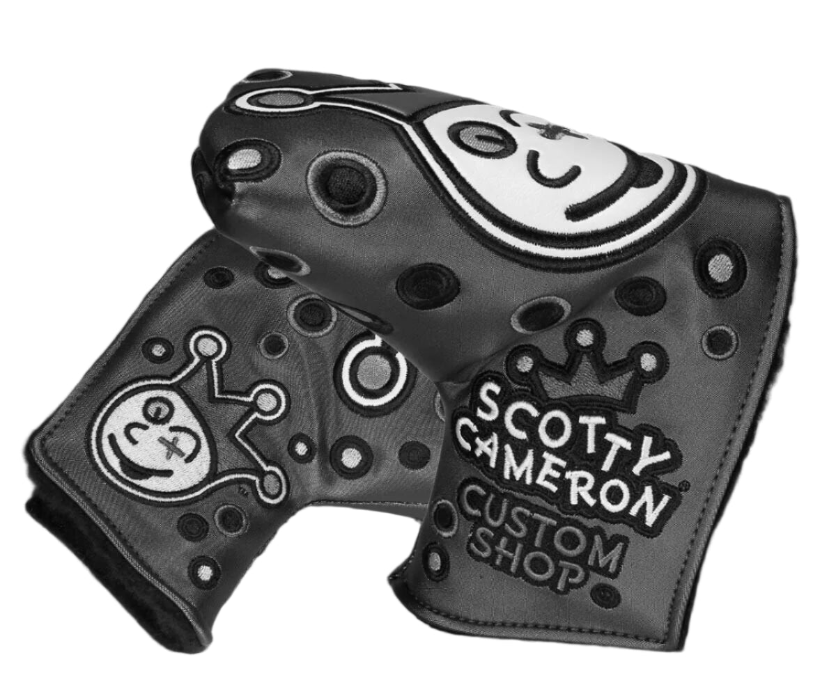 Scotty Cameron Custom Shop Jackpot Johnny Charcoal & Grey Putter Headcovers