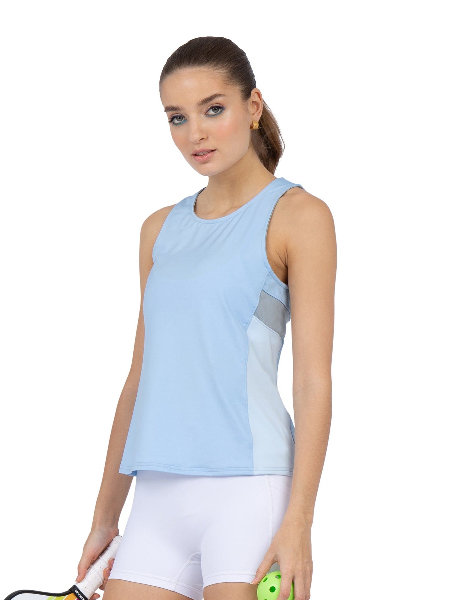 Blaire Tank - Bluebell/Pearl