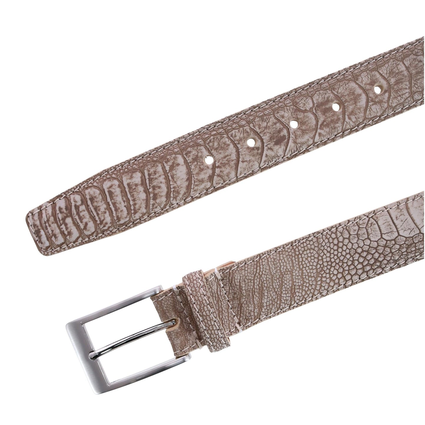 Genuine Suede Ostrich 35mm Belt