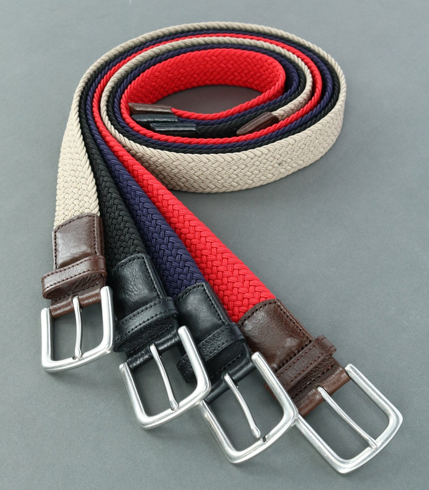 Riverside Solid Stretch Weave Belt