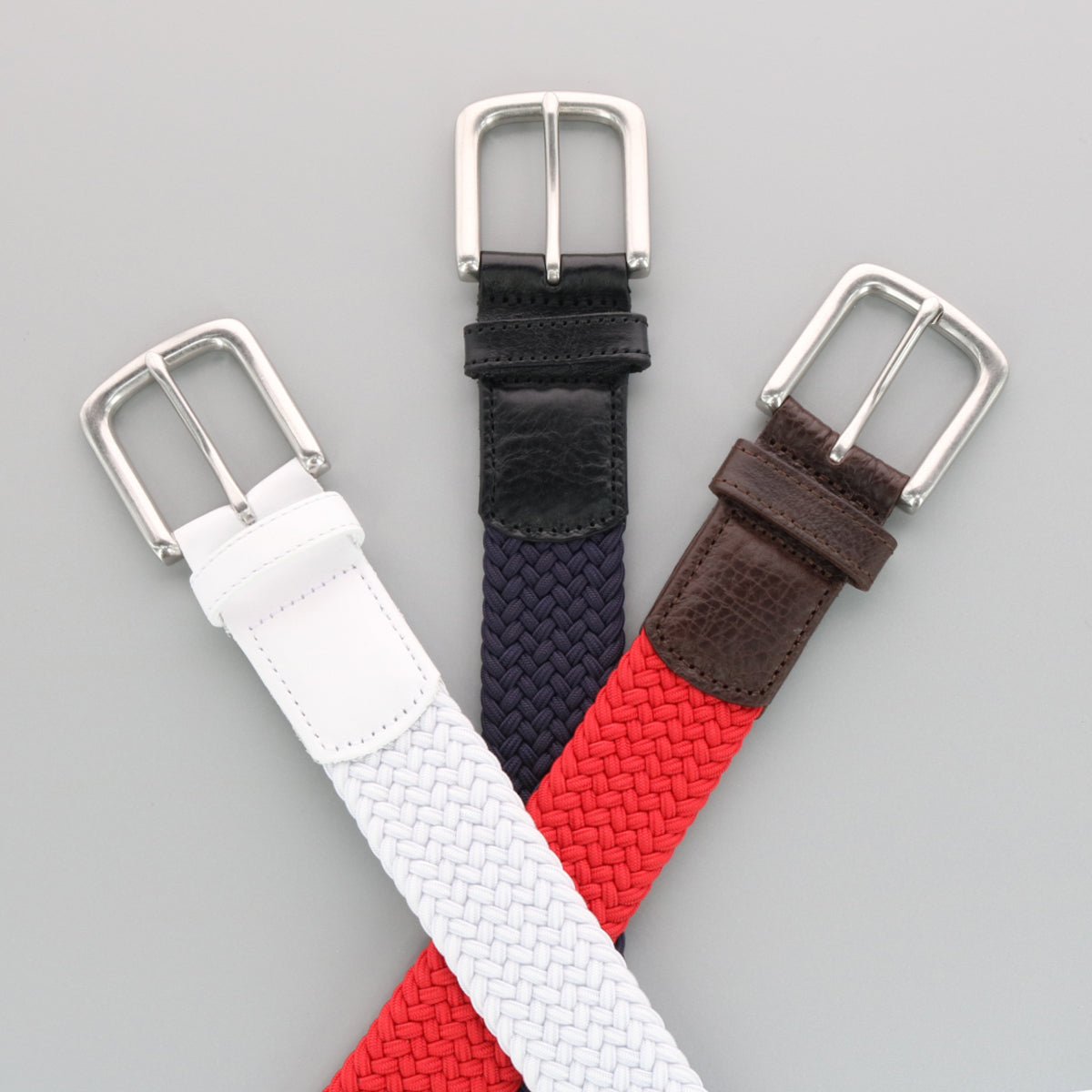 Riverside Solid Stretch Weave Belt