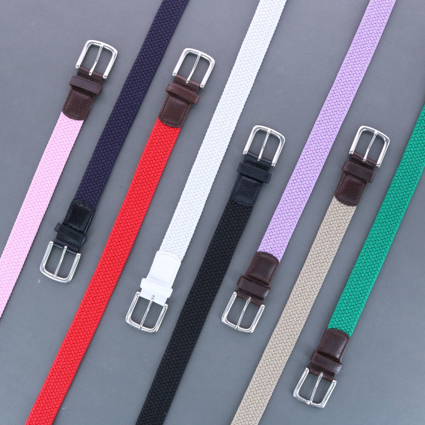 Riverside Solid Stretch Weave Belt