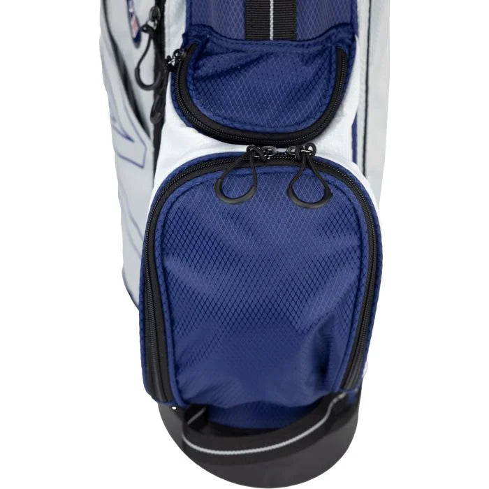 U.S. Kids Golf UL-7 7 Club Package Set Silver/Navy/White Bag