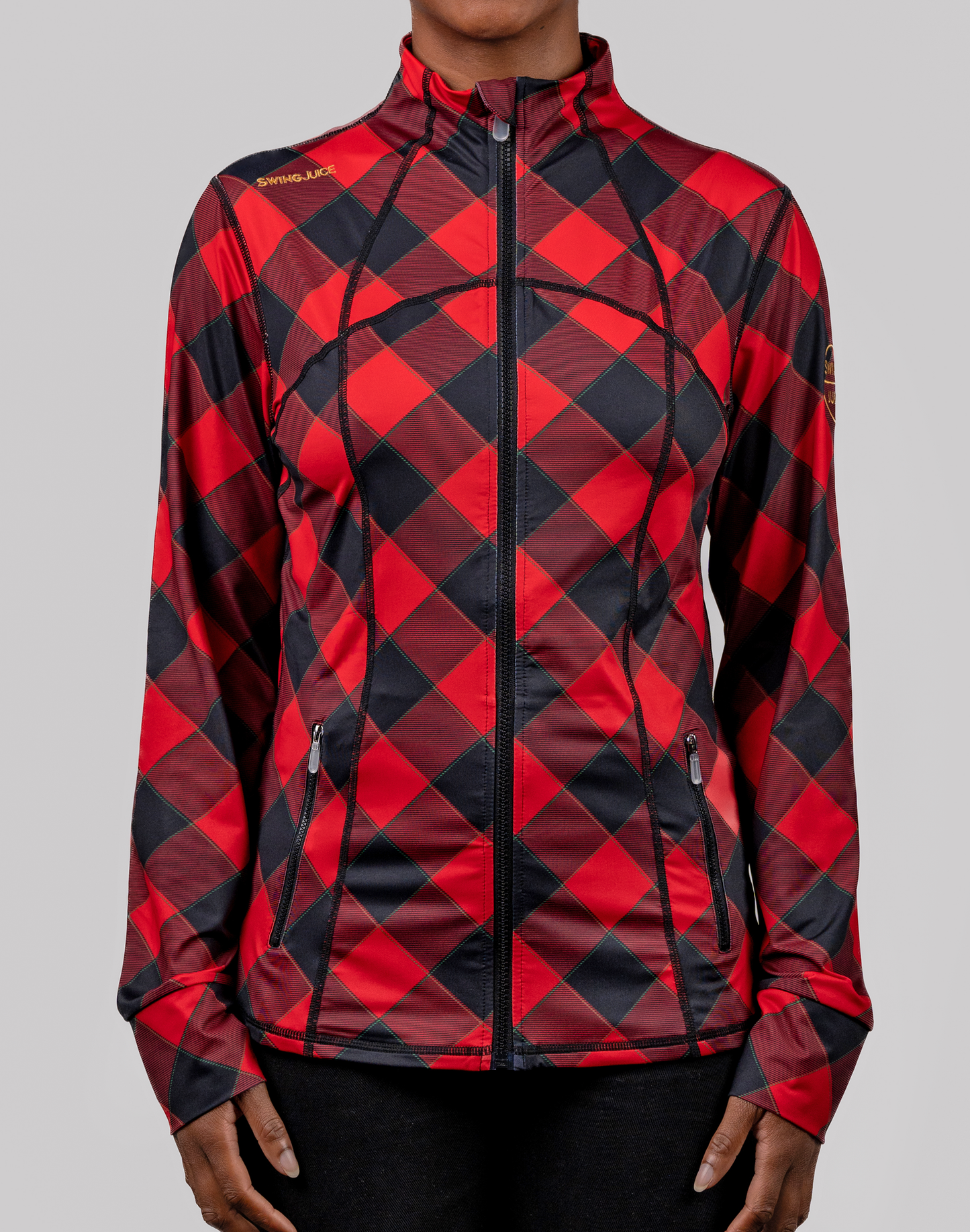 Golf Buffalo Check Women's Full Zip