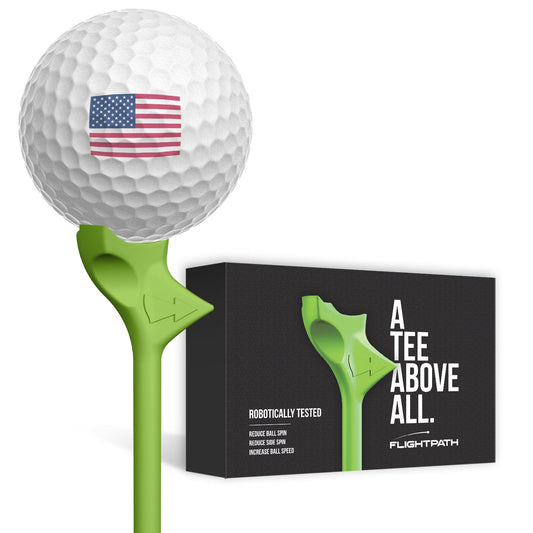 Green Flightpath Golf Tees - 1 Pack (8 tees)