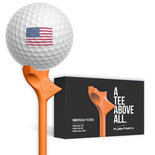 Orange Flightpath Golf Tees - 1 Pack