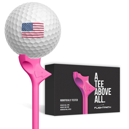Pink Flightpath Golf Tees - 1 Pack