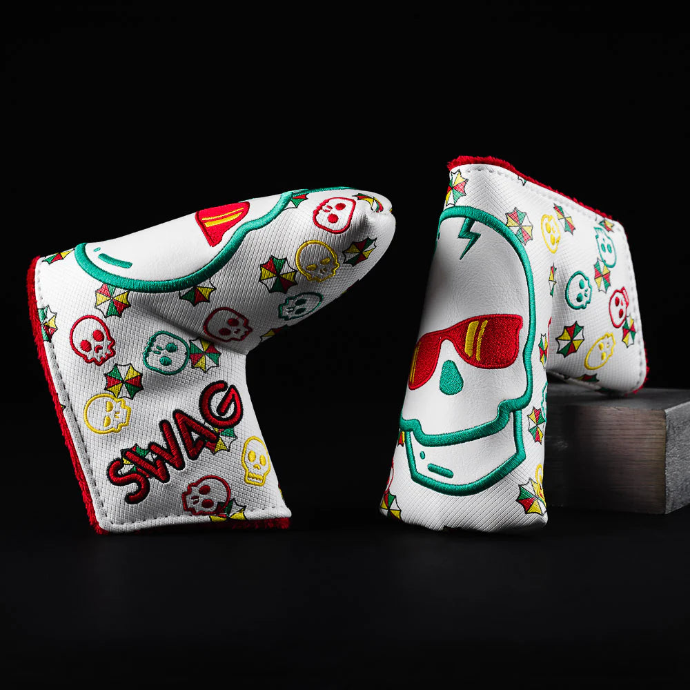 Swag Golf - Arnold Palmer Invitational Sunday Skull 003 (1/50) Blade Putter Headcover