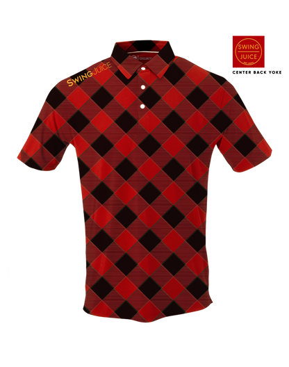 Golf Buffalo Check Men's Polo
