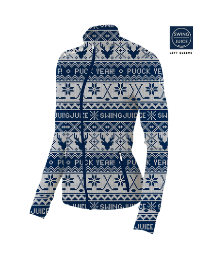 Hockey Puck Yeah Fairisle Women's Full Zip