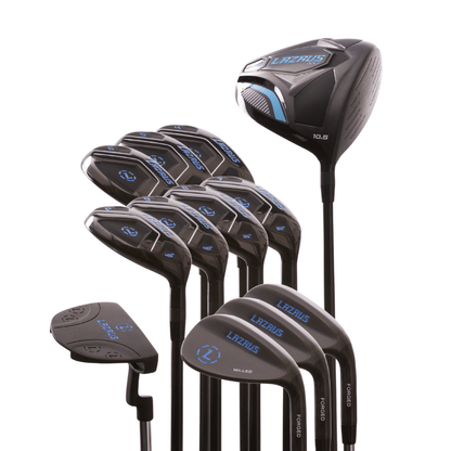 Lazrus Golf - 13 pc Set - Driver, 3 Wedges Set, Hybrids (4-PW), Putter & Bag (optional)