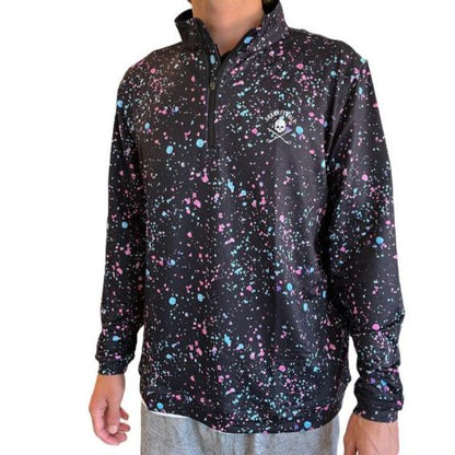 Paint Splatter Quarter Zip