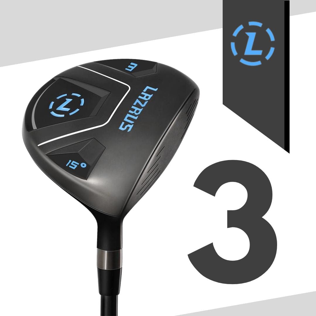 Lazrus Golf - Fairway Woods (3,5,7) Individual Or Set (Right & Left Hand) & Free Head Covers