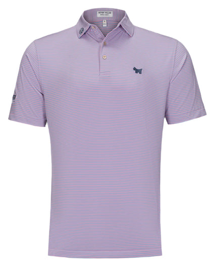 Scotty Cameron x Peter Millar - Men's Hales Performance "Circle T" Dog Pink Jersey Polo Shirt