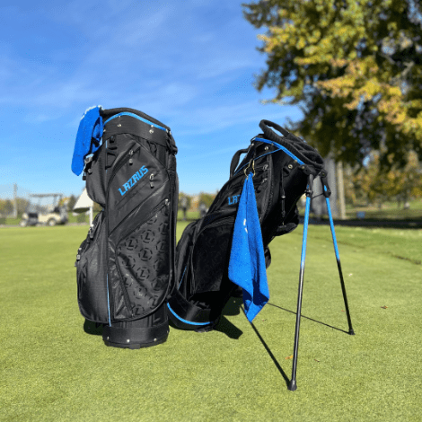 Lazrus Golf Premium Black Golf Bags