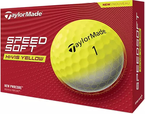 TaylorMade SpeedSoft Yellow 2024 Golf Balls