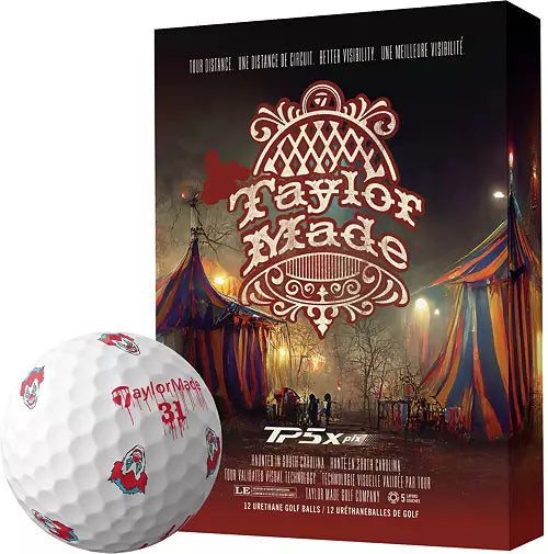 Taylor Made TP5x Pix 3.0 Haunted Clown Golf Balls