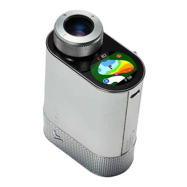 Voice Caddie SL2 Active Hybrid Laser Golf Rangefinder with GPS - White