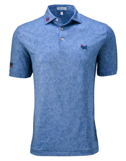 Scotty Cameron x Peter Millar - Scotty "Circle T" Blue Bulldog Golf Polo Shirt