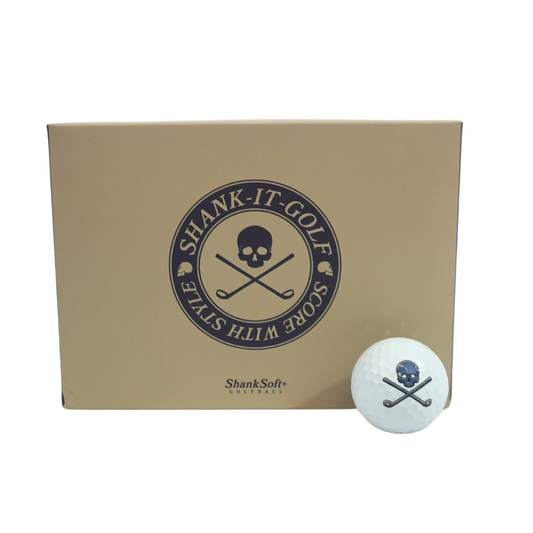 Skull and Clubs 3 Piece Urethane Cover Golf Ball