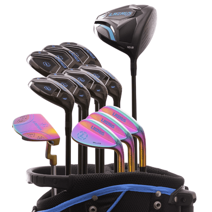 Lazrus Golf - 13 pc Set - Driver, 3 Wedges Set, Hybrids (4-PW), Putter & Bag (optional)