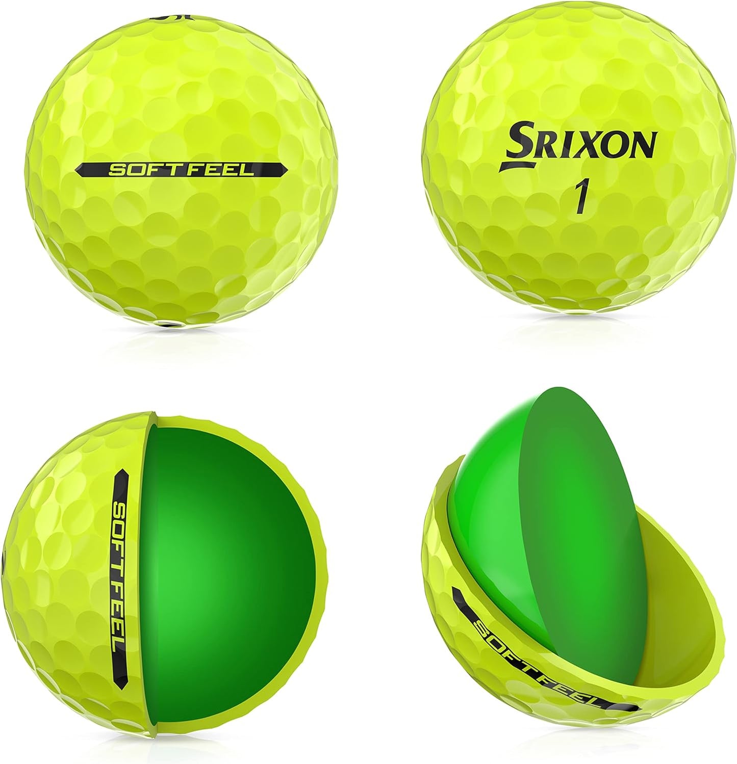 Srixon Soft Feel 13 "Tour Yellow" Golf Balls