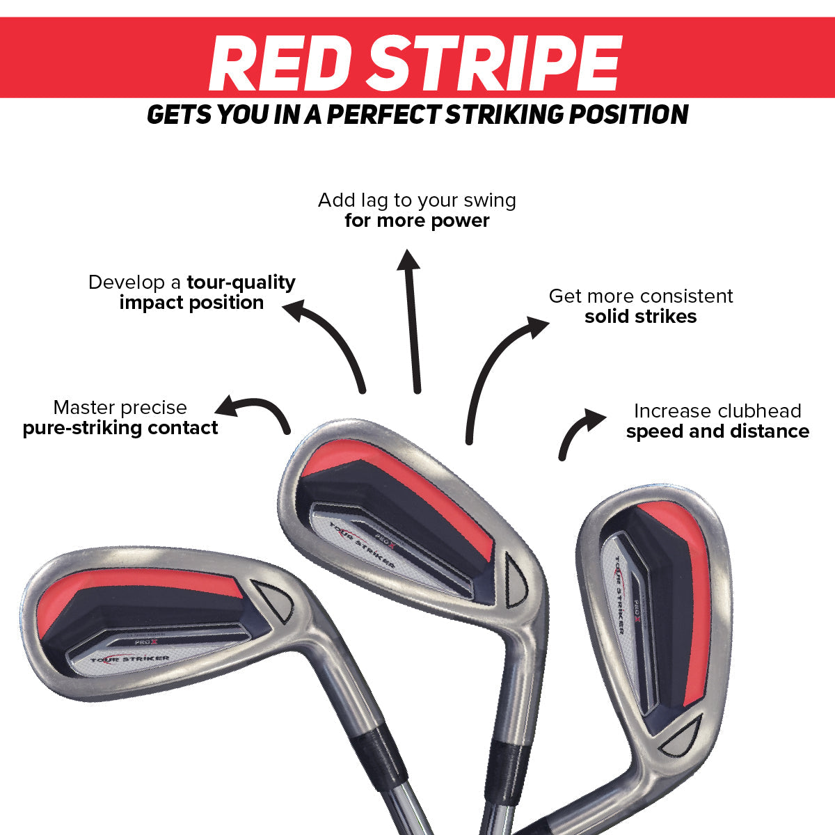 Tour Striker Pro 7X  (RH) RED STRIPE - 15th Year ANNIVERSARY