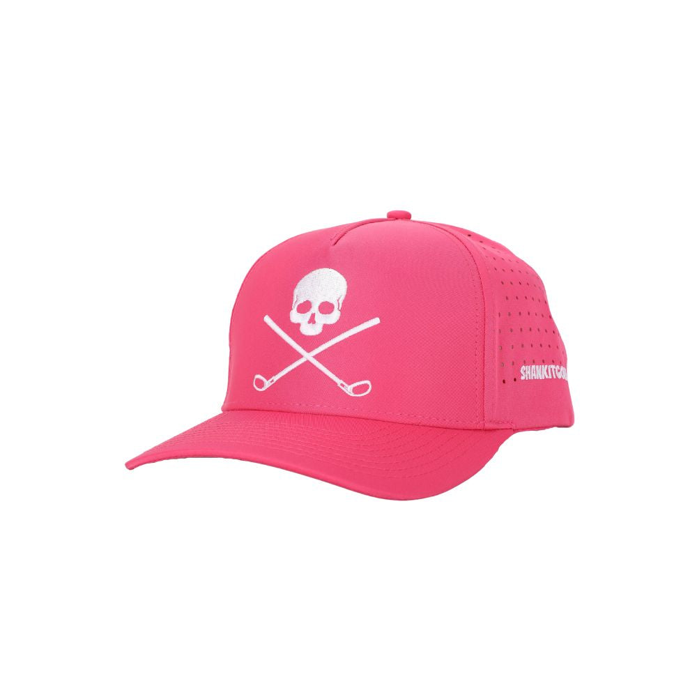 Pink Skull Golf Hat