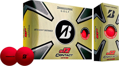 Bridgestone e12 Contact Matte Red 2023 Golf Balls