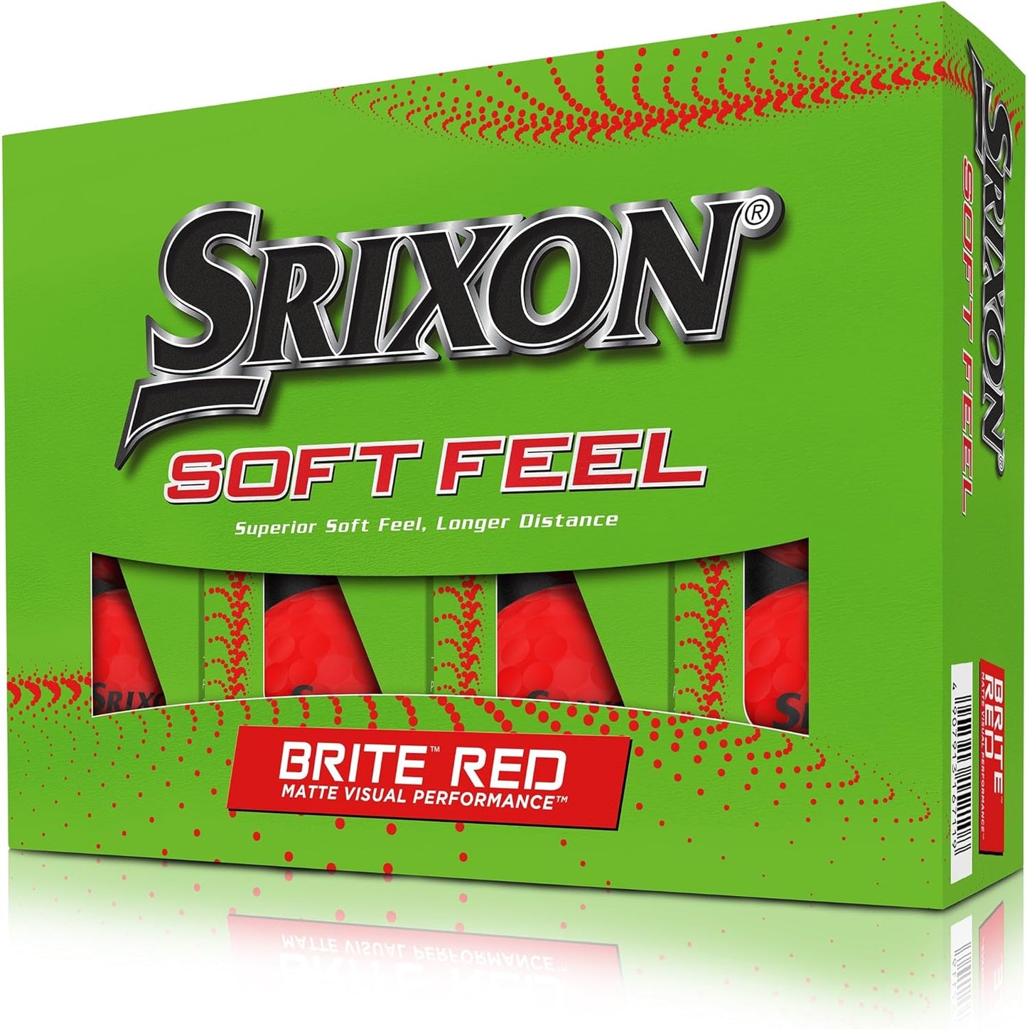 Srixon Soft Feel 13 Brite Red Golf Balls