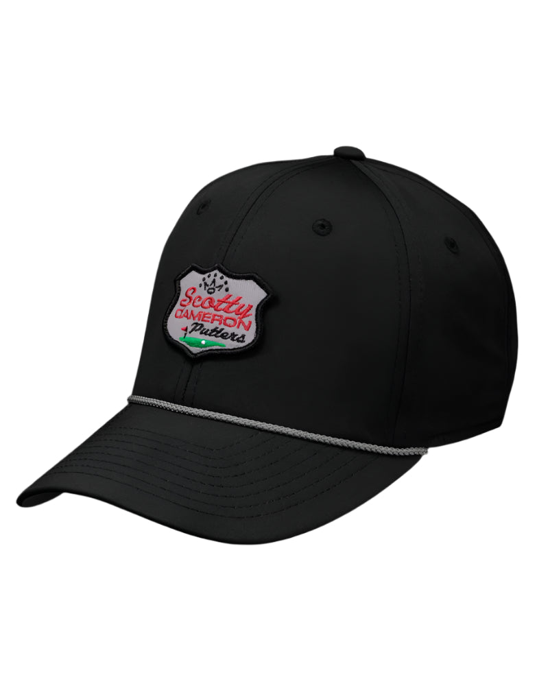 Scotty Cameron - Retro Patch Rope Black Hat – The Golf Guys Online