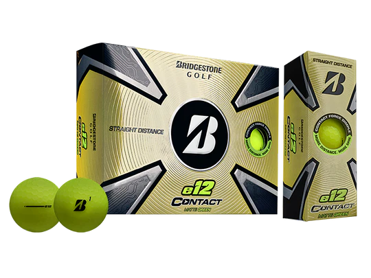 Bridgestone e12 Contact Matte Green 2023 Golf Balls